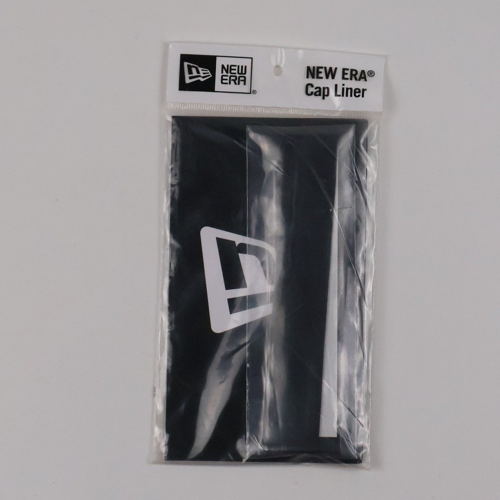 New Era Cap Liner Sweatband Protector Black One Size NWT